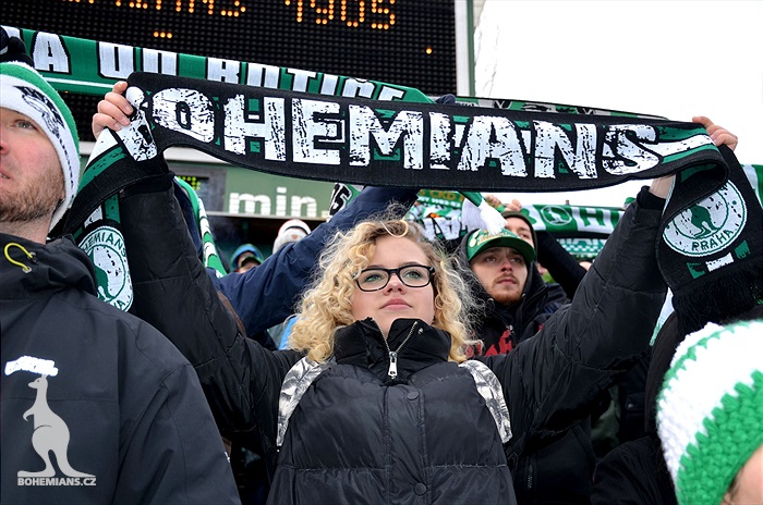 Dění na tribunách: Bohemians - Teplice