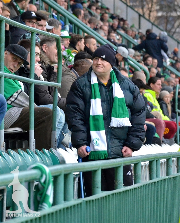 Dění na tribunách: Bohemians - Dukla