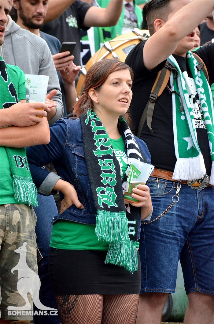 DĚNÍ NA TRIBUNÁCH: Bohemians - Slavia