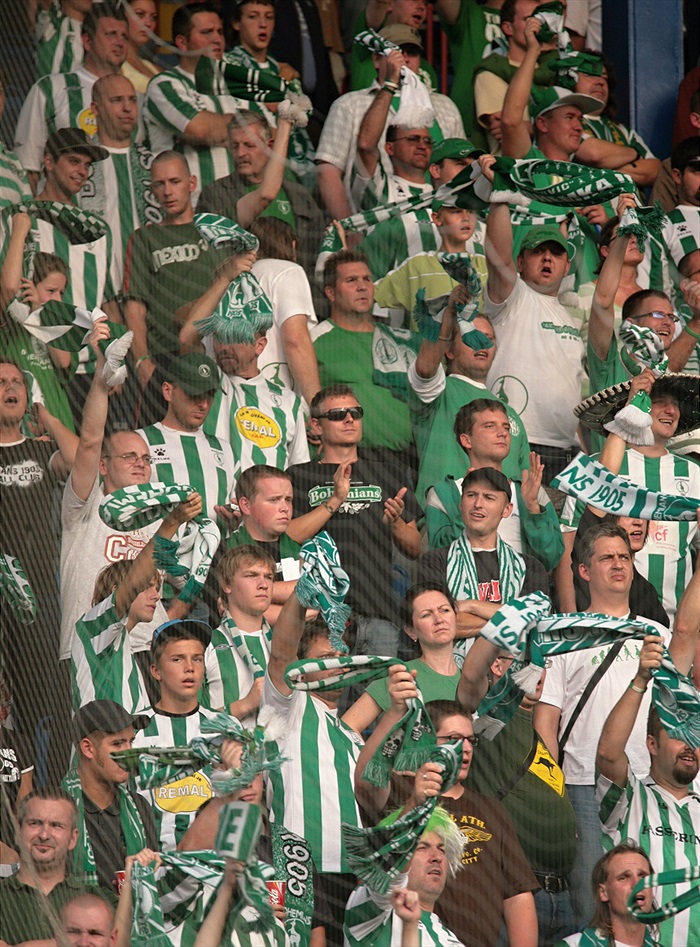 Fanoušci Bohemky měli v hledišti převahu.