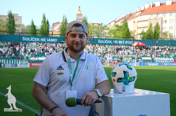 Dění na tribunách Bohemians - Jihlava 1:1