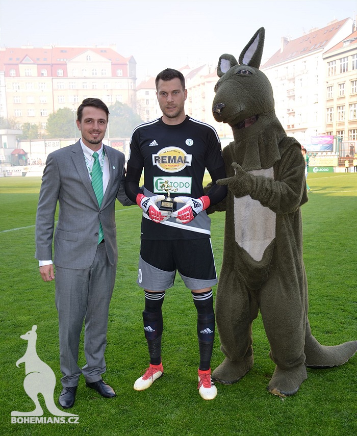 Dění na tribunách Bohemians - Jihlava 1:1