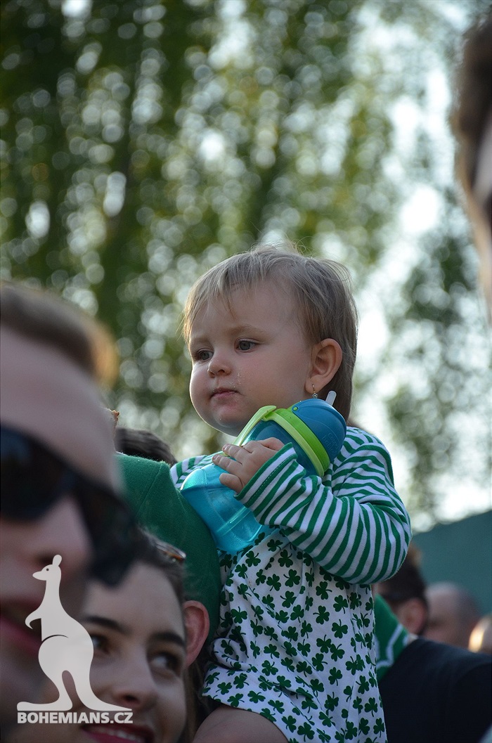 Dění na tribunách Bohemians - Jihlava 1:1