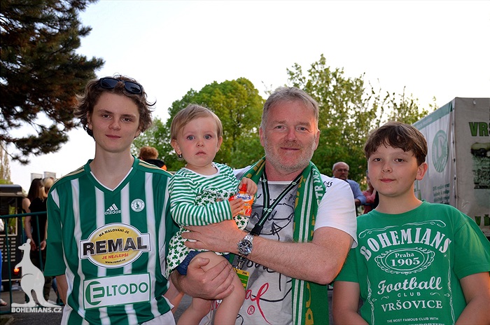 Dění na tribunách Bohemians - Jihlava 1:1