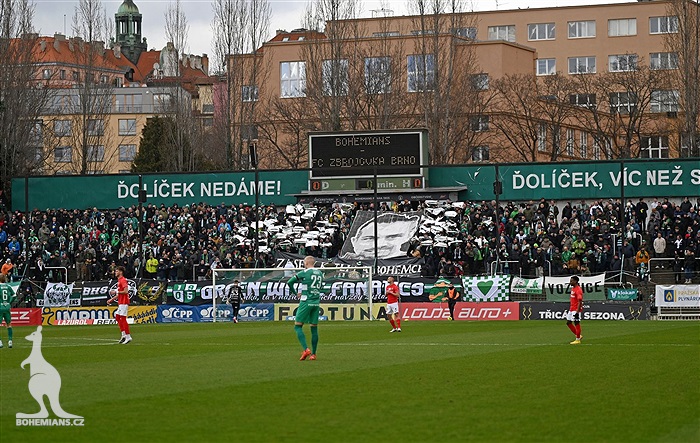 Bohemians - Brno 1:1 (0:0)
