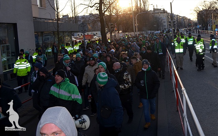 Dění na tribunách: Slavia - Bohemians