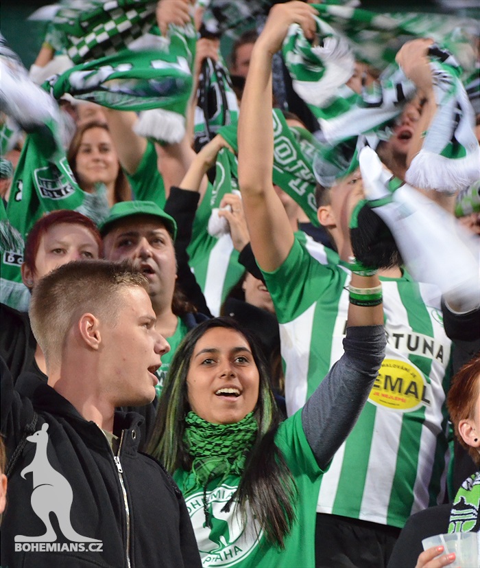 DĚNÍ NA TRIBUNÁCH: Bohemians - Příbram