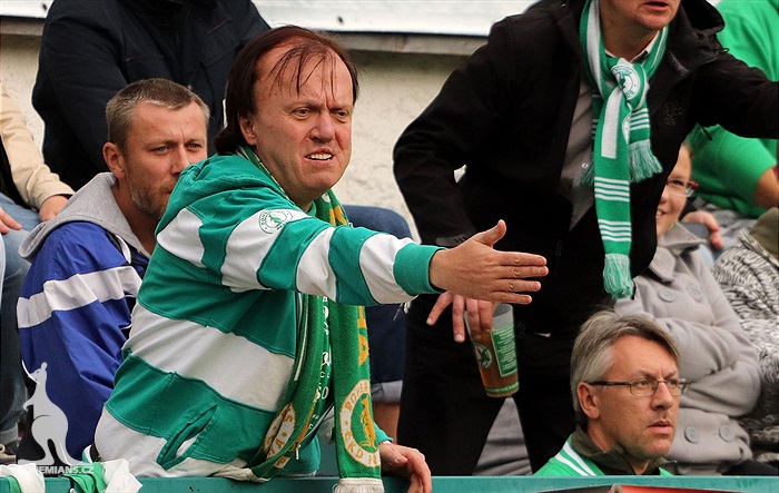 Dění na tribunách: Bohemians - Jablonec