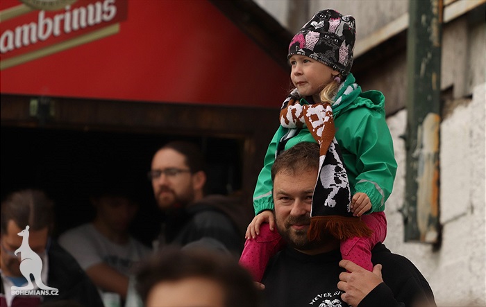 Dění na tribunách: Bohemians - Jablonec