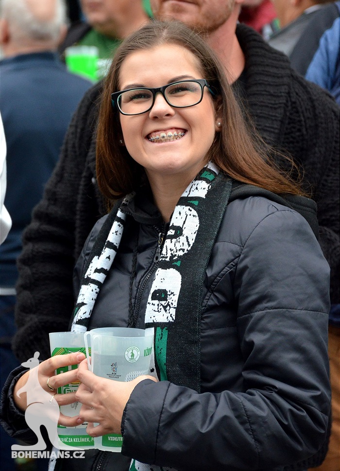 Dění na tribunách: Bohemians - Jablonec