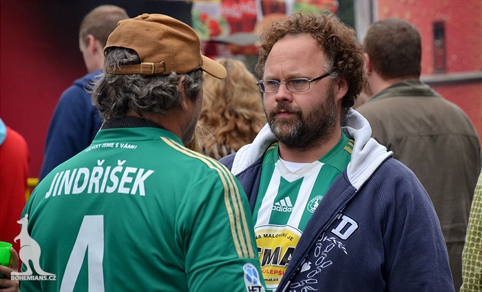 Dění na tribunách: Bohemians - Jablonec