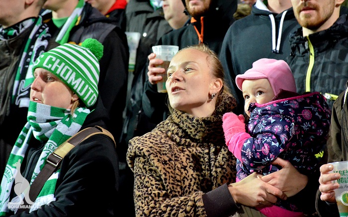 Dění na tribunách: Bohemians - Slovácko