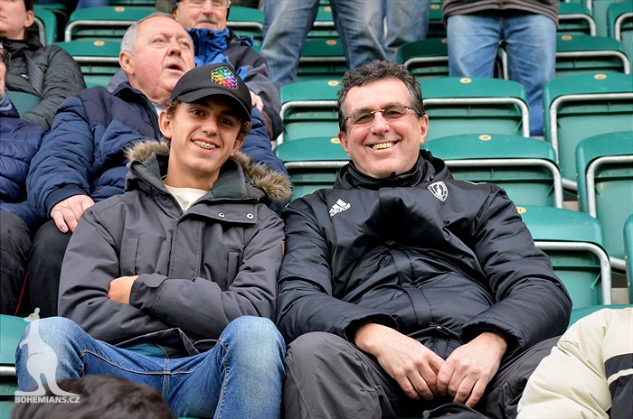 Dění na tribunách: Bohemians - Zlín