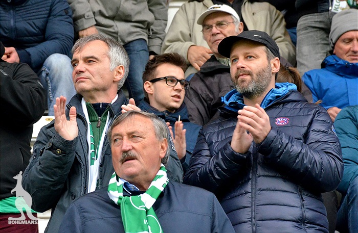 Dění na tribunách: Bohemians - Zlín
