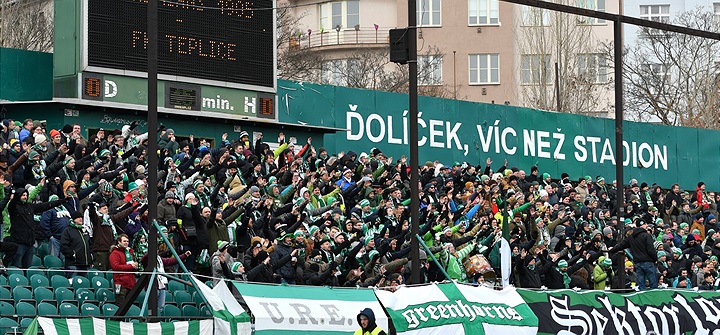 Dění na tribunách: Bohemians - Teplice