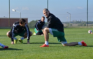 Páteční trénink na soustředění