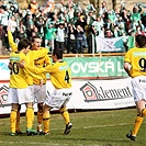 Míč je v síti - 1:1, Bohemka se raduje