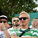 Dění na tribunách: Bohemians - Slovácko