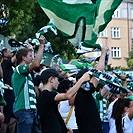 Dění na tribunách: Bohemians - Slovácko