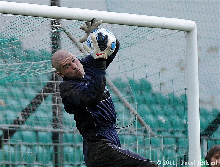 Předzápasový trénink v Ďolíčku. Bohemka se připravuje na Příbram.