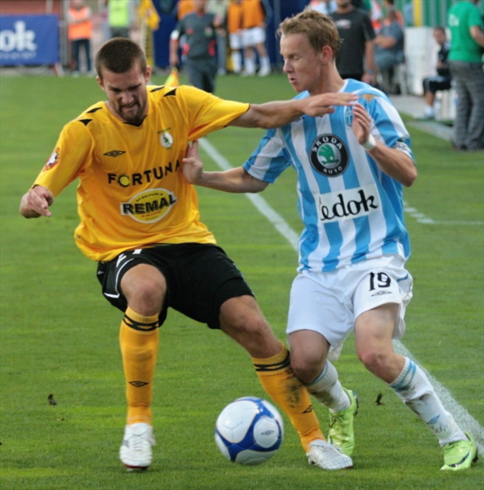 Souboj mladíků - Cseh proti Chramostovi.