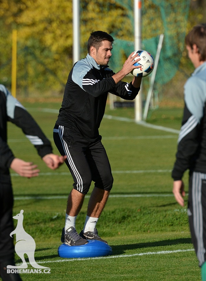 První trénink Petra Buchty