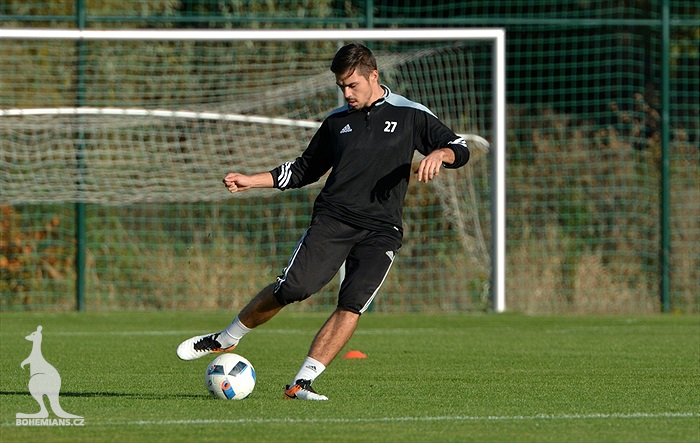 První trénink Petra Buchty