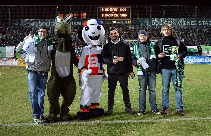 Bohemians Praha 1905 - FC Zbrojovka Brno 1:1 (0:1)