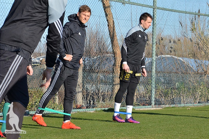 První trénink na soustředění