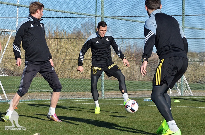 První trénink na soustředění