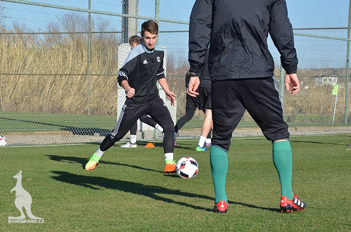 První trénink na soustředění