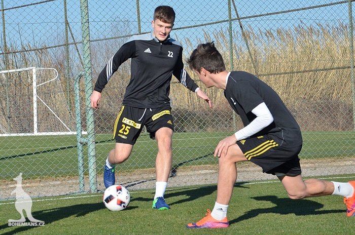 První trénink na soustředění