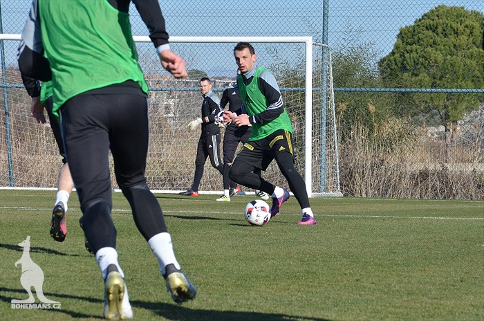 První trénink na soustředění