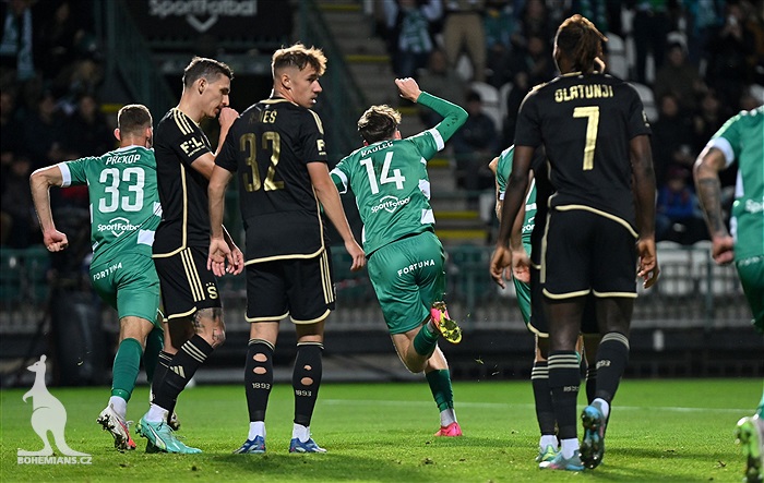 Bohemians - Sparta 1:2 (1:0)