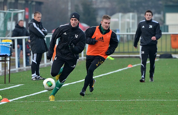 Odpoledne Klokani trénovali na hřišti
