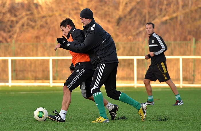Odpoledne Klokani trénovali na hřišti