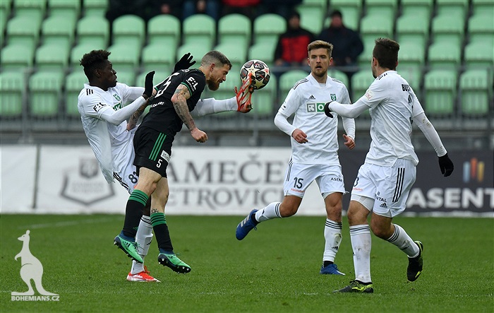 Karviná - Bohemians 1:1 (1:0)