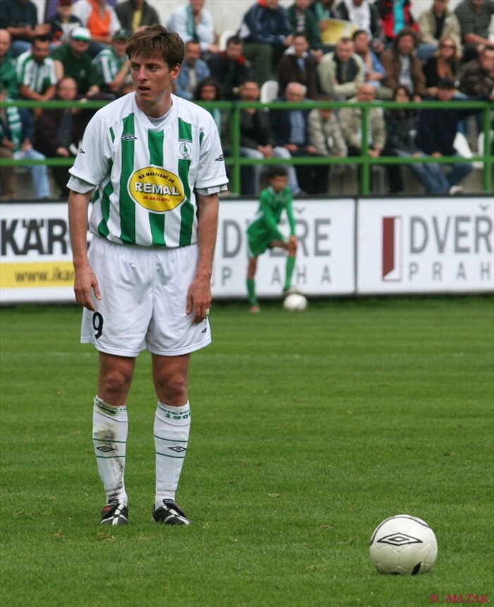 Jiří Rychlík jako obránce.