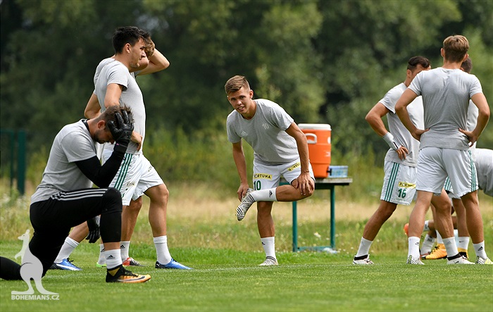 Jakub Nečas již trénoval s Bohemkou