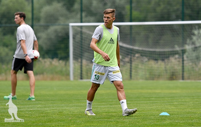 Jakub Nečas již trénoval s Bohemkou