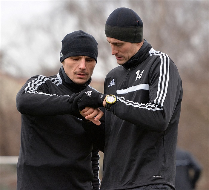 Odpolední trénink na hřišti