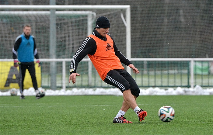 Odpolední trénink na hřišti