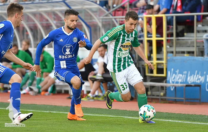 SK Sigma Olomouc - Bohemians Praha 1905 1:1 (0:1)
