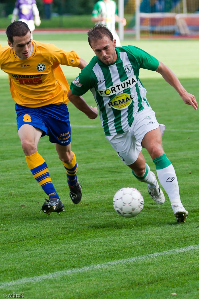 Slovan Varnsdorf - Bohemians 1905 1:1, 5:4 pp