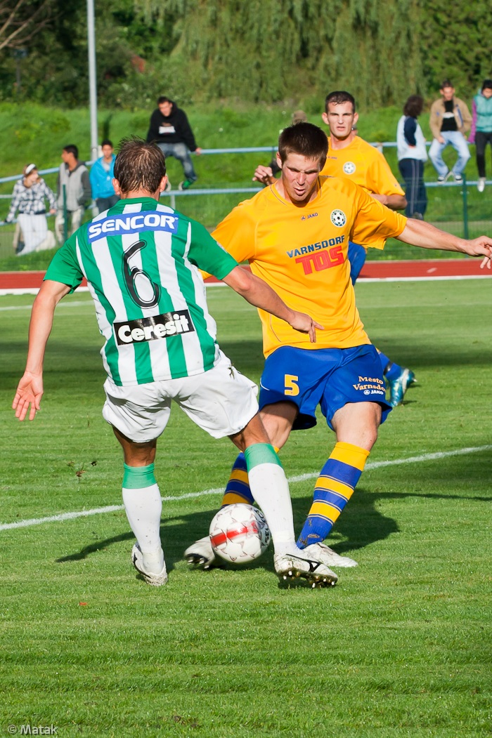 Slovan Varnsdorf - Bohemians 1905 1:1, 5:4 pp