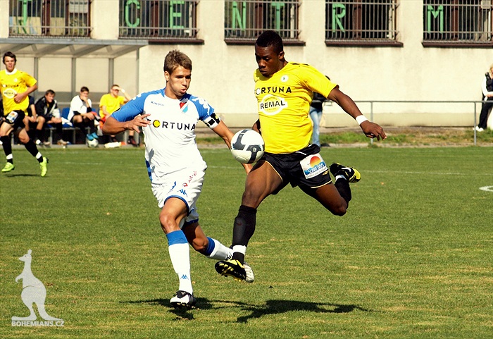 Elie Moise N'Dekre v zápase staršího dorostu v Ostravě 2