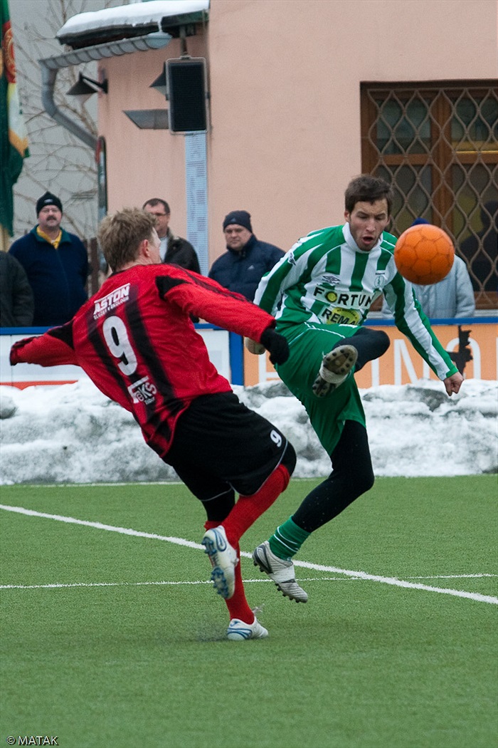 Utkání Dragoun cupu 2010 Bohemians B proti Sezimovu Ústí s výsledkem 4:4