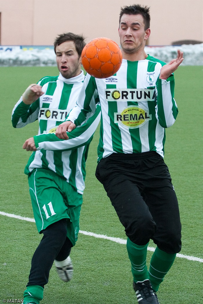 Utkání Dragoun cupu 2010 Bohemians B proti Sezimovu Ústí s výsledkem 4:4