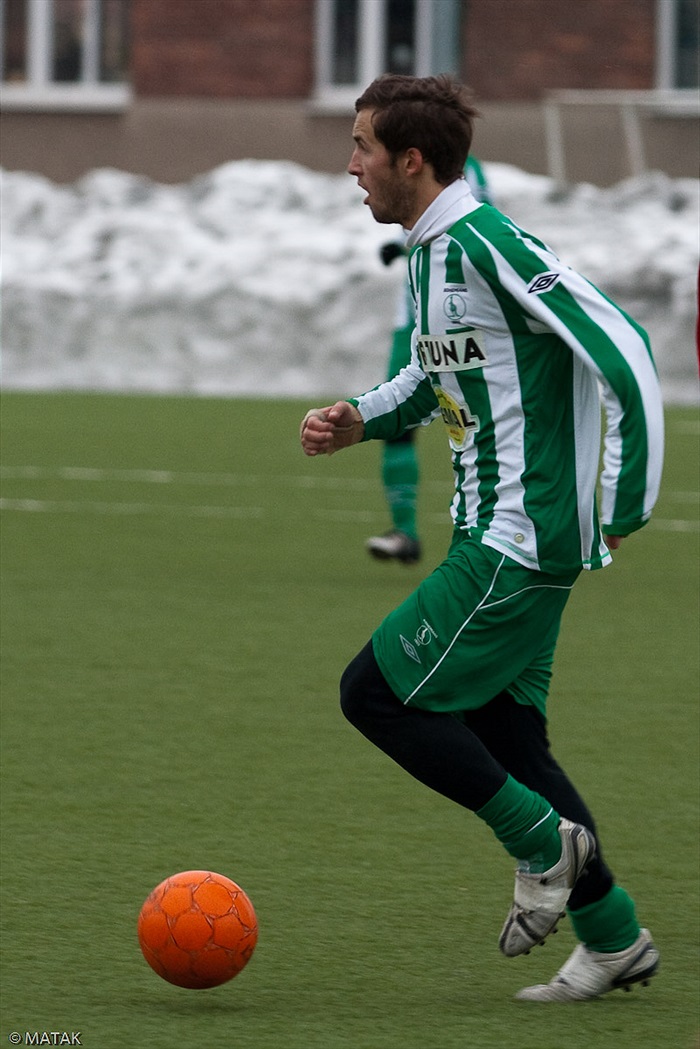 Utkání Dragoun cupu 2010 Bohemians B proti Sezimovu Ústí s výsledkem 4:4