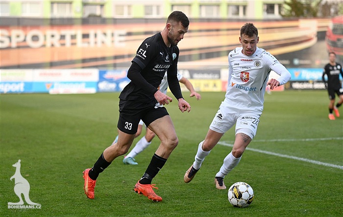 Hradec Králové - Bohemians 0:2 (0:2)